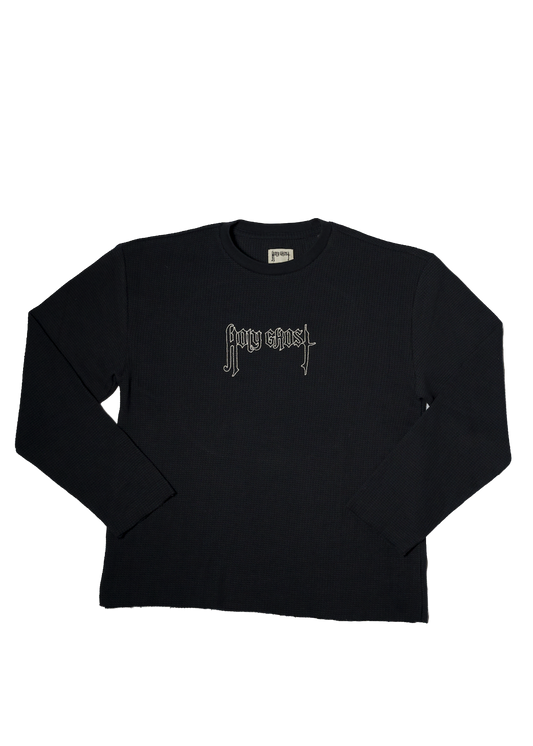 HG Black Waffle Long Sleeve